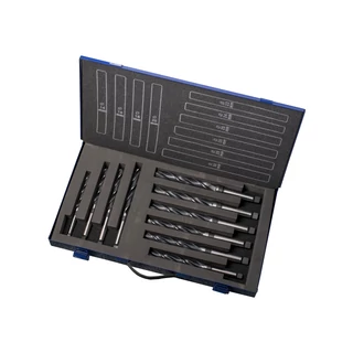 BOHRCRAFT kúposszárú csigafúró készlet HSS 10r. 14,0-30,0 MK10-2 Metal-Box