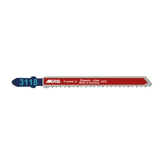 MPS Classic Line egybütykös szúrófűrészlap fémre HSS 75/3,0mm 3118-5db (T127D)