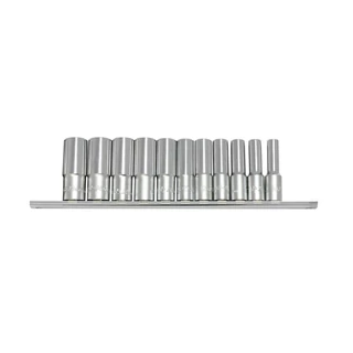 HANS 1/4" hosszú dugókulcsfej készlet 11r. 4-14x50mm CrV 2611MD