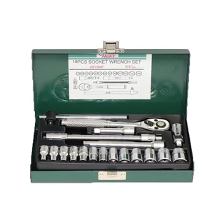 HANS 1/4" dugókulcskészlet 19r. 4-14mm 2619MF