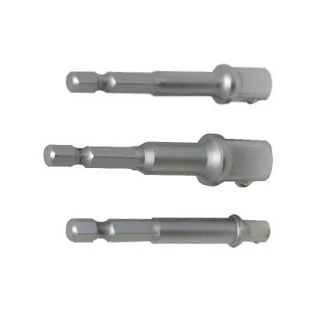 BERGER bit adapter dugókulcshoz készlet 3r. 1/4"+3/8"+1/2" CrV