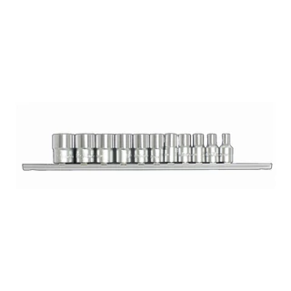 HANS 1/4" dugókulcsfej készlet 11r. 4-14mm CrV 2611M