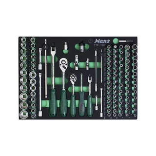 HANS 1/4 "+ 3/8" dugókulcskészlet 108r. TTF-108 fiókmodul