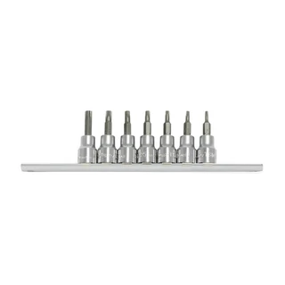 HANS 3/8" PENTA-STAR bit-dugókulcsfej készlet 7r. TS10-TS40 360255-7
