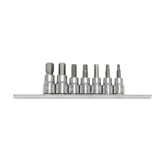 HANS 3/8" imbusz bit-dugókulcsfej készlet 7r. SW4-SW12 36026-7C