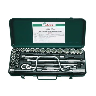 HANS 1/2" dugókulcskészlet 12 szögű 30r. 8-32mm 4630-2M