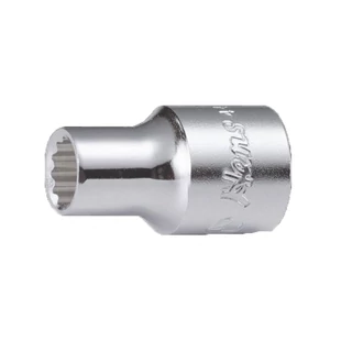 HANS 1/2" dugókulcsfej 12 szögű colos 3/8" CrV 4402A10