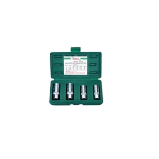 HANS 1/2" tőcsavarhajtó készlet 4r. 6-12 CrV 4391M