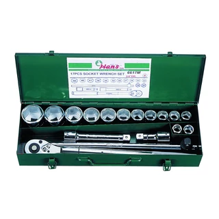 HANS 3/4" dugókulcskészlet 17r. 19-50mm 6617M