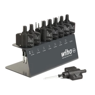 WIHA EasyTorque nyomaték csavarozó kulcsmarkolattal klt. állványban 23r. 0,6-5,0Nm T+IP/No.47198