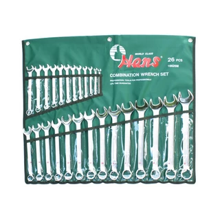 HANS csillag-villás kulcskészlet 26r. 6-32mm CrV 16626M
