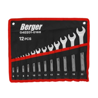 BERGER csillag-villás kulcskészlet 12r. 6-22mm CrV