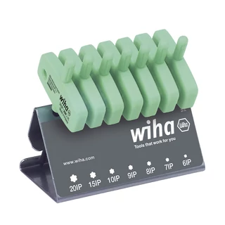 WIHA zászlómarkolatos TORX PLUS kulcskészlet munkapad állványban 7r. 365IP VB/No.26261