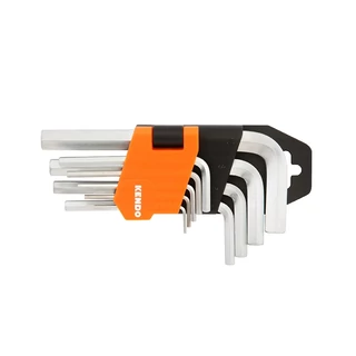 KENDO imbuszkulcs készlet 9r. SW1,5-10 CrV No.20731