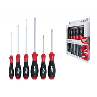 WIHA SoftFinish csavarhúzó készlet 6r. SL+PZ 302ZK6SO/No.07153