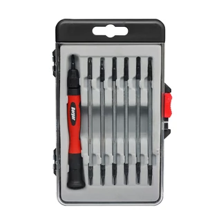 BERGER műszerész csavarhúzó készlet 14in1 7+1r. SL+PH+T CrV