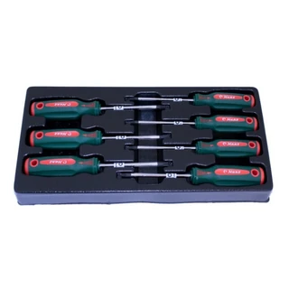 HANS furatos TORX csavarhúzó készlet 7r. TH10-TH40 CrV TT-18 fiókmodul