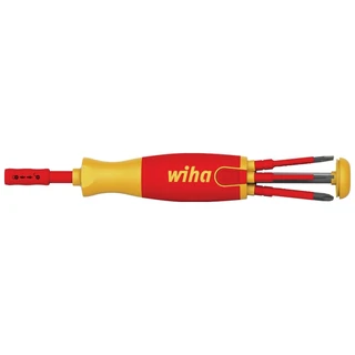 WIHA LiftUp electric VDE csavarhúzó és bittartó készlet 6r. SL+PH+SL/PZ 283109021/No.38611