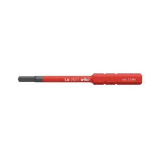 WIHA slimBit electric VDE imbusz bit hegy SW3,0x75 2831-18/No.37147