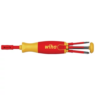 WIHA LiftUp electric VDE csavarhúzó és bittartó készlet 6r. SL+PZ+SL/PZ SB283109023/No.41235