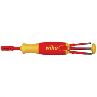 WIHA LiftUp electric VDE csavarhúzó és bittartó készlet 6r. T8-T25 SB283109022/No.41158
