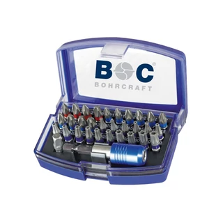 BOHRCRAFT bitkészlet 32r. PH+PZ+T PB32
