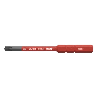WIHA slimBit electric VDE Xeno bit hegy SL/PH1x75 2831-13/No.34587