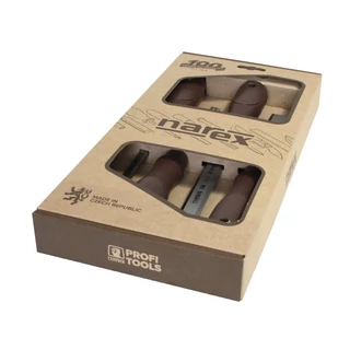 NAREX asztalosvéső készlet műa. nyéllel 4r. 6-12-20-26mm 860300