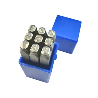 Számbeütő készlet 9r. 10,0mm CrV
