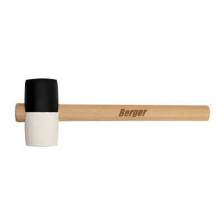 BERGER gumikalapács 500g d60 fekete-fehér