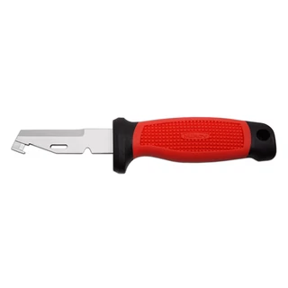 MIKOV Quatro 349-NH-1 kábelcsupaszító kés tokkal piros-fekete 2x78/174mm V2409039