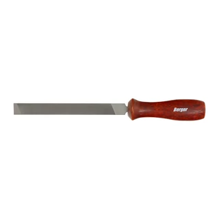 BERGER lapos láncreszelő, nyelezve 150mm