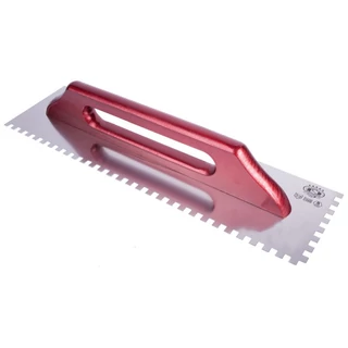 OLEJNIK svájci glettelő fogazott INOX E8 130x480mm Profi