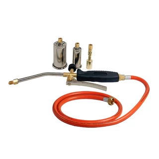 BERGER gázforrasztó készlet markolattal + 3 égőfej + PB tömlő ZTP1335