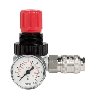 GAV nyomásszabályzó nyomásmérővel, gyorscsatlakozóval 1/4" RP182R