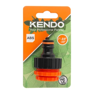 KENDO csaptelep csatlakozóelem 1"-3/4"-1/2" belső menettel ABS No.60634