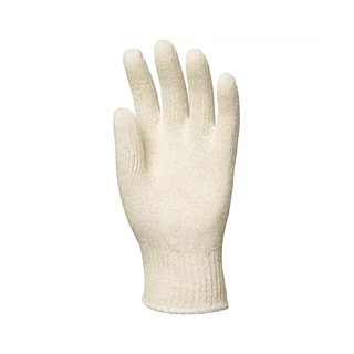 EP Munkavédelmi kötött, pamut, duplaszálas cérnakesztyű, fehér 10-es No.4305