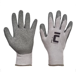 DIPPER nylon latex mártott munkavédelmi kesztyű szürke 9-es No.0108001599090