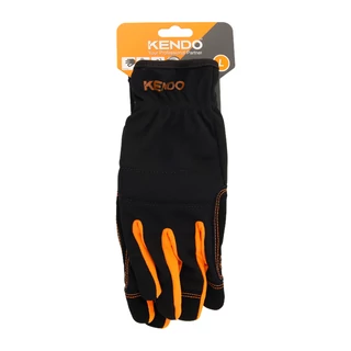 KENDO szerelőkesztyű nubuk bőr légáteresztő tenyérrész 9"/L No.76164