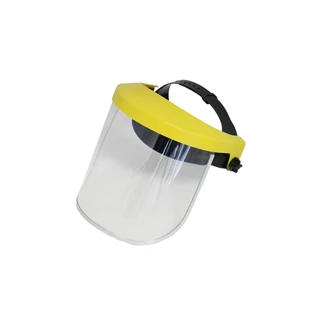 Homlokpántos plexi álarc