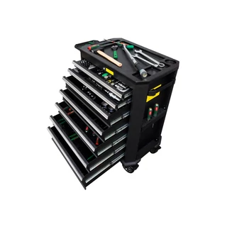 HANS szerszámkocsi 7 fiókos + 271r. szerszám klt.