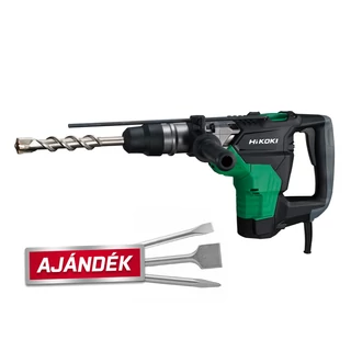 HIKOKI DH40MC SDS-Max fúró-vésőkalapács 1100W 10,5J +Ajándék SDS-Max vésőkészlet
