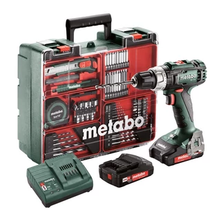 METABO BS 18 L akkus fúró csavarozó 2x2,0Ah Set Mobil műhely 602321870