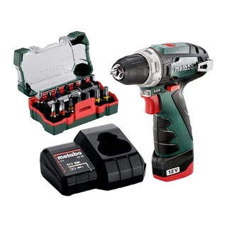 METABO Powermaxx BS Basic Set akkus fúró-csavarozó 1x2Ah Li-on 600984900