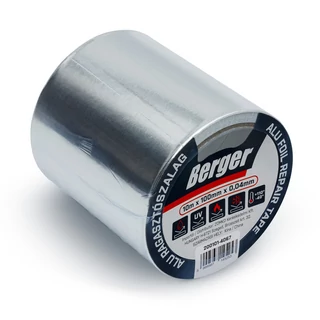 BERGER hőtükrös alu ragasztószalag 10mx100mm/0,04mm