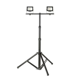 AVIDE LED reflektor SLIM SMD 2x20W 4000K 2 fej tripoddal 2x2000 Lumen ABLRFLNW-20W