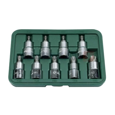 HANS 1/2" TORX bit-dugókulcsfej készlet 9r. T20-T60 46024-9