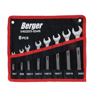 BERGER villáskulcs készlet 8r. 6-22mm CrV