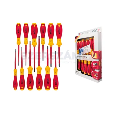 WIHA SoftFinish electric slimFix VDE csavarhúzó klt. 12r. SL+PH+PZ+SL/PZ+T 3201K12/No.41003