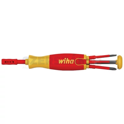 WIHA LiftUp electric VDE csavarhúzó és bittartó készlet 6r. SL+PH+SL/PZ 283109021/No.38611